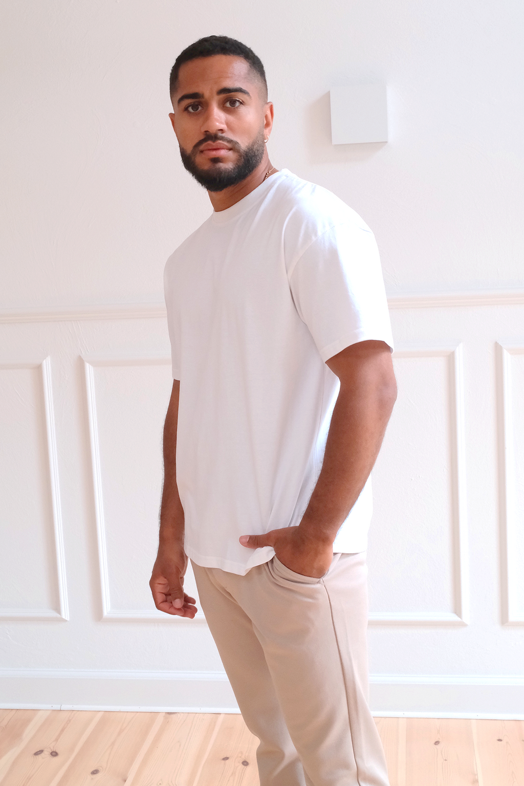 Heavy Boxfit Tee - Hvit