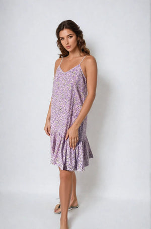 Star Singlet Kjole - Lemon Meringue