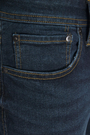 Performance Jeans (Regular) - Dark Blue Denim