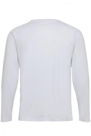 Longsleeve Trenings T-skjorte - Hvit