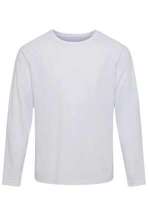 Longsleeve Trenings T-skjorte - Hvit
