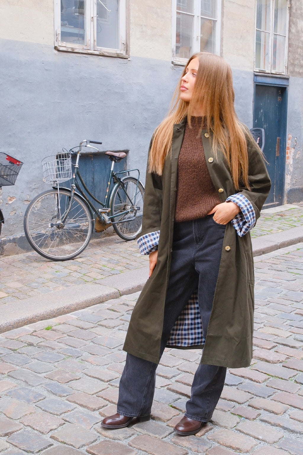 Livia Trenchcoat - Oliven