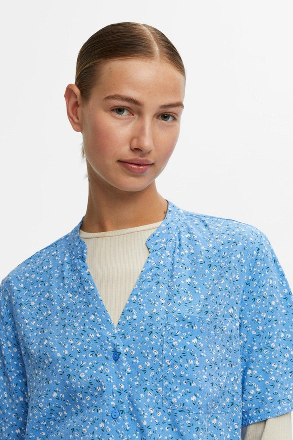 Ema Elise Skjortekjole - Marina