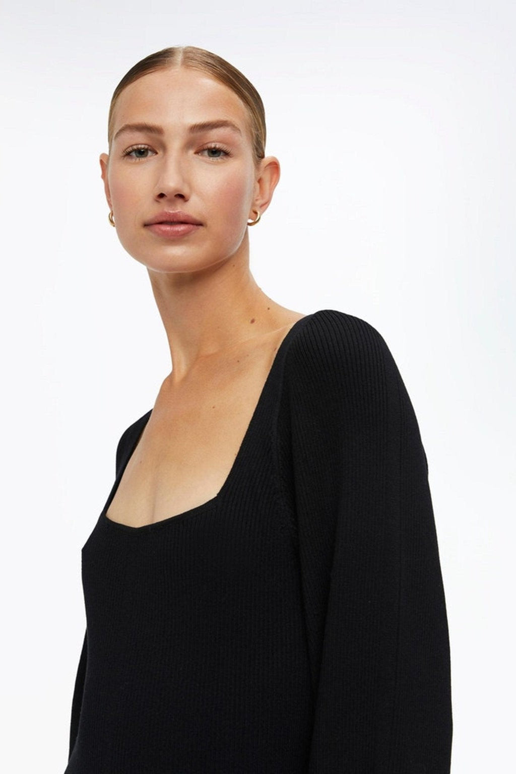 Agnes Strik Kjole - Svart