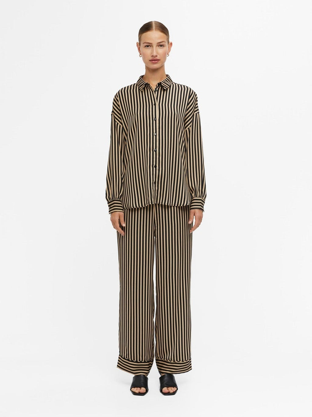 Thyra Langermet Skjorte - Humus