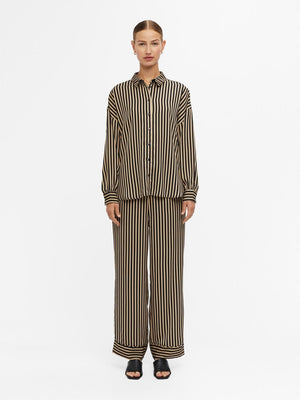 Thyra Langermet Skjorte - Humus