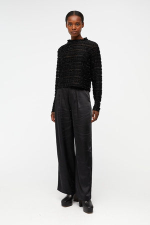 Runa Langermet Bluse - Svart