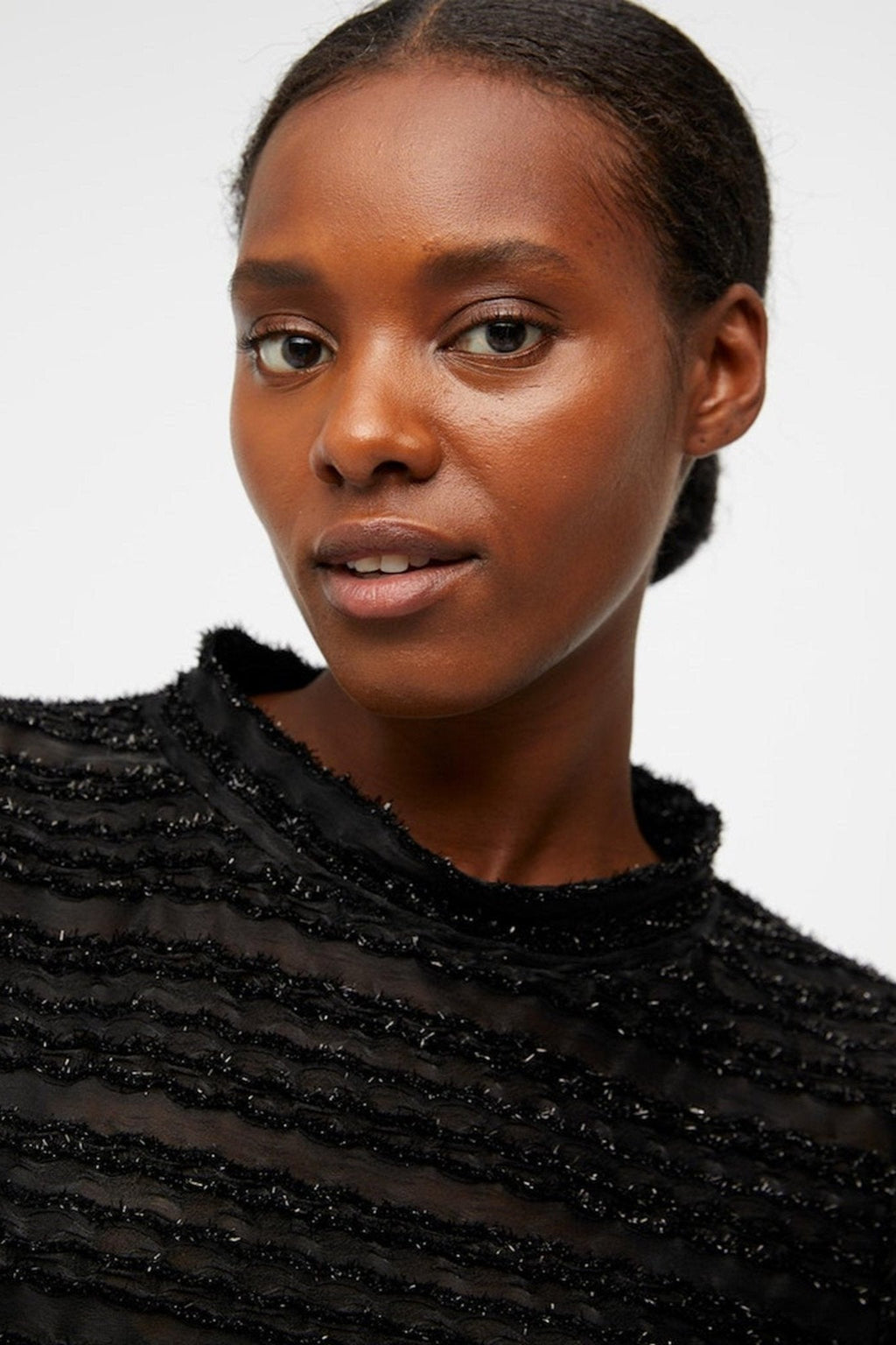 Runa Langermet Bluse - Svart