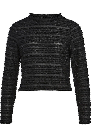 Runa Langermet Bluse - Svart