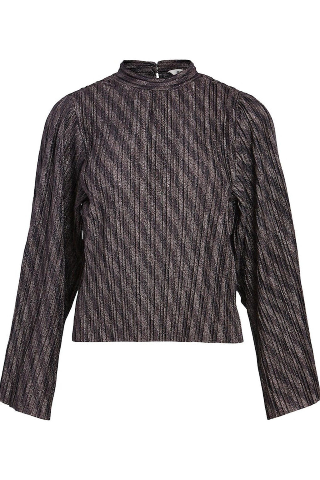 Lux Langermet Bluse - Svart