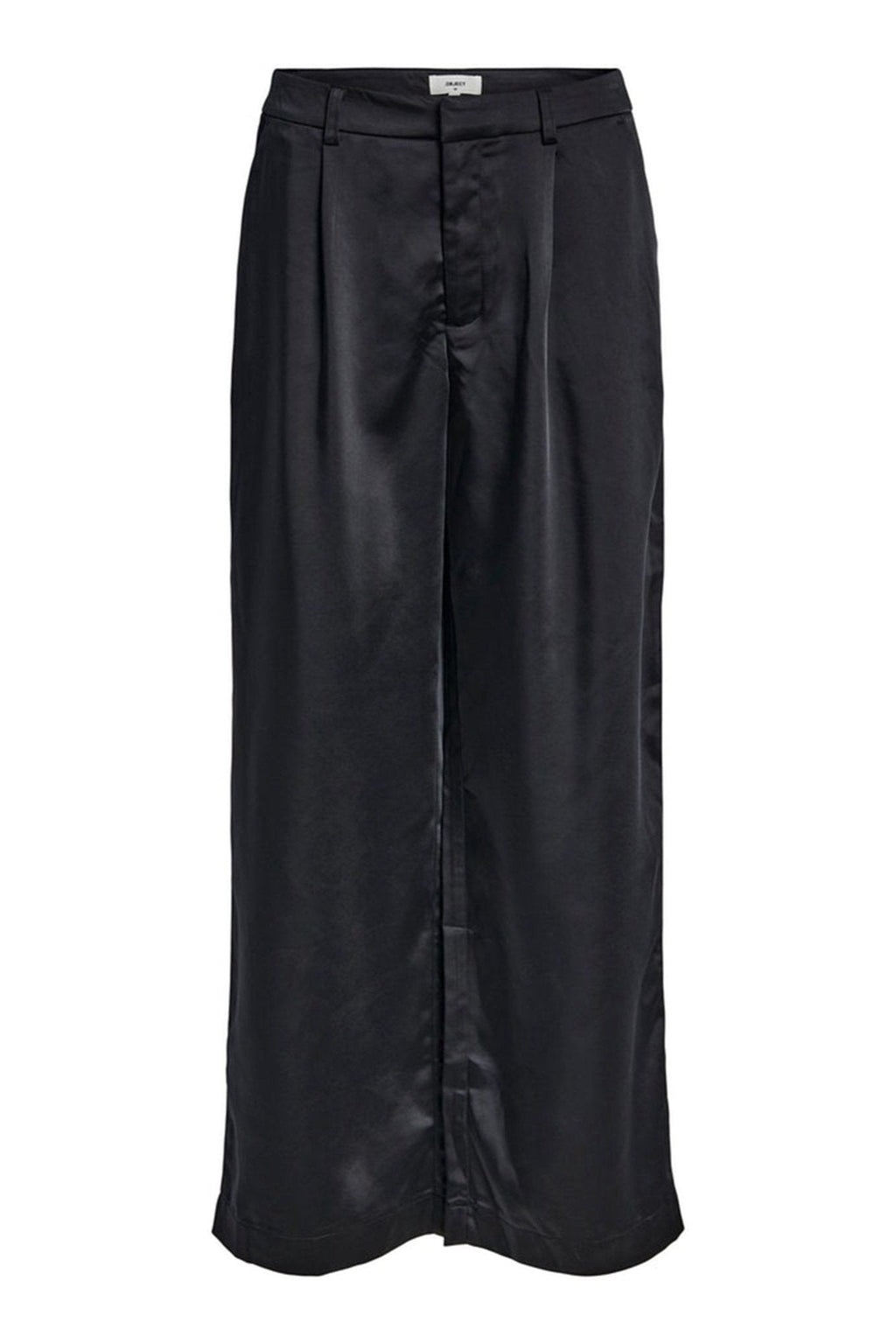 Debra Mid Waist Pants - Svart