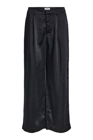 Debra Mid Waist Pants - Svart