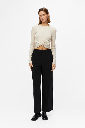 Jamie Cropped Top - Sandshell