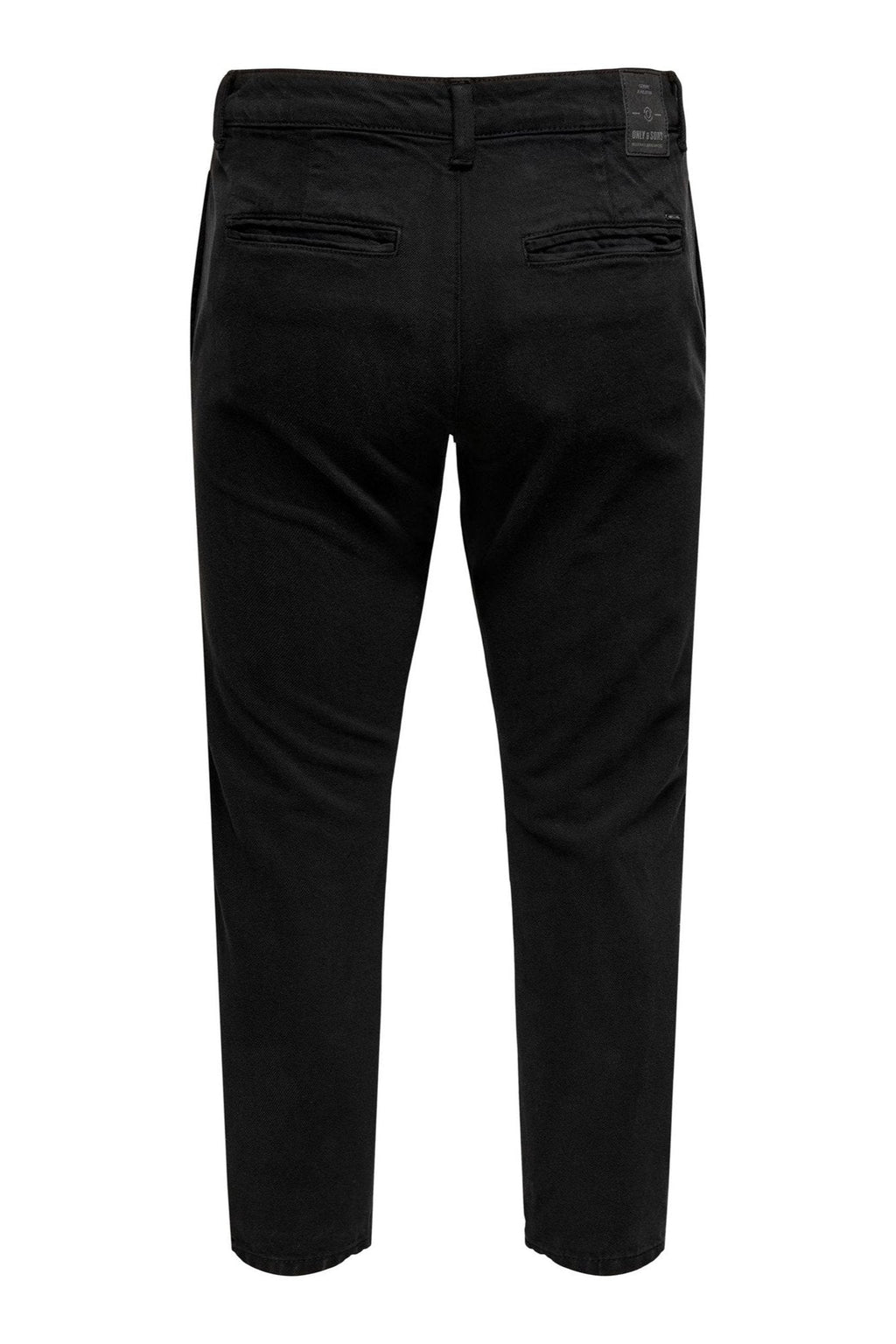 Avi Beam Chino Twill Pants - Svart