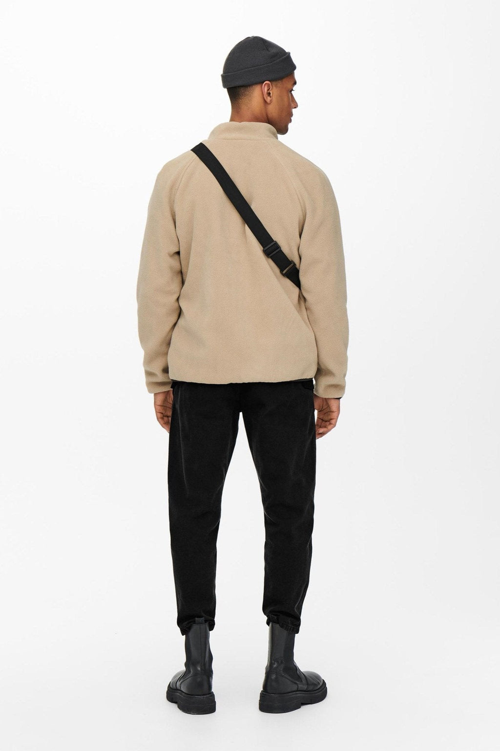 Avi Beam Chino Twill Pants - Svart
