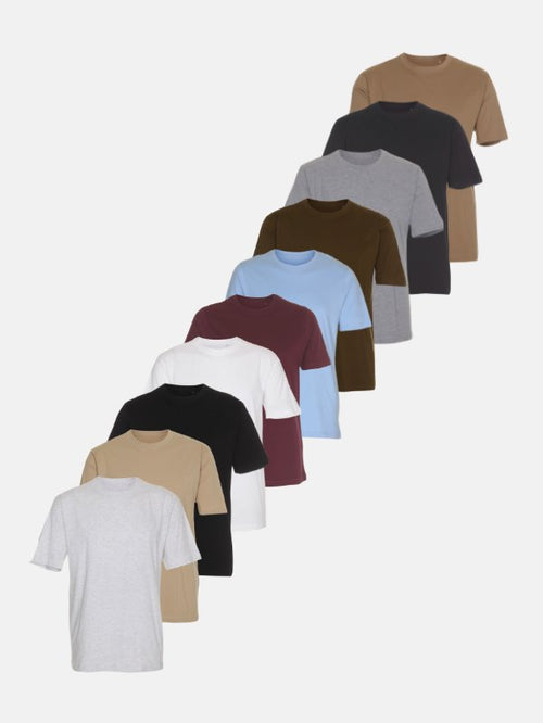Oversized T-shirts - Package Deal (10 pcs.) - TeeShoppen Group™ - T-shirt - TeeShoppen