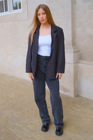 Oversized Blazer - Svart