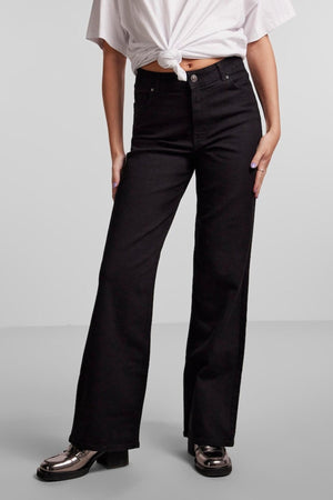 Peggy Wide Jeans - Svart