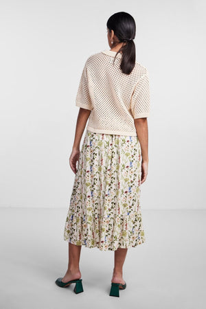 Laya Knit Polo - White Smoke