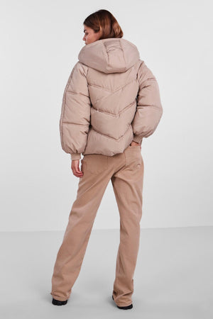 Neli City Puffer Jakke - Silver Mink