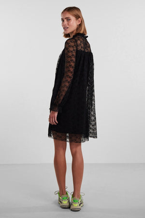 May Lace Maxi Kjole - Svart