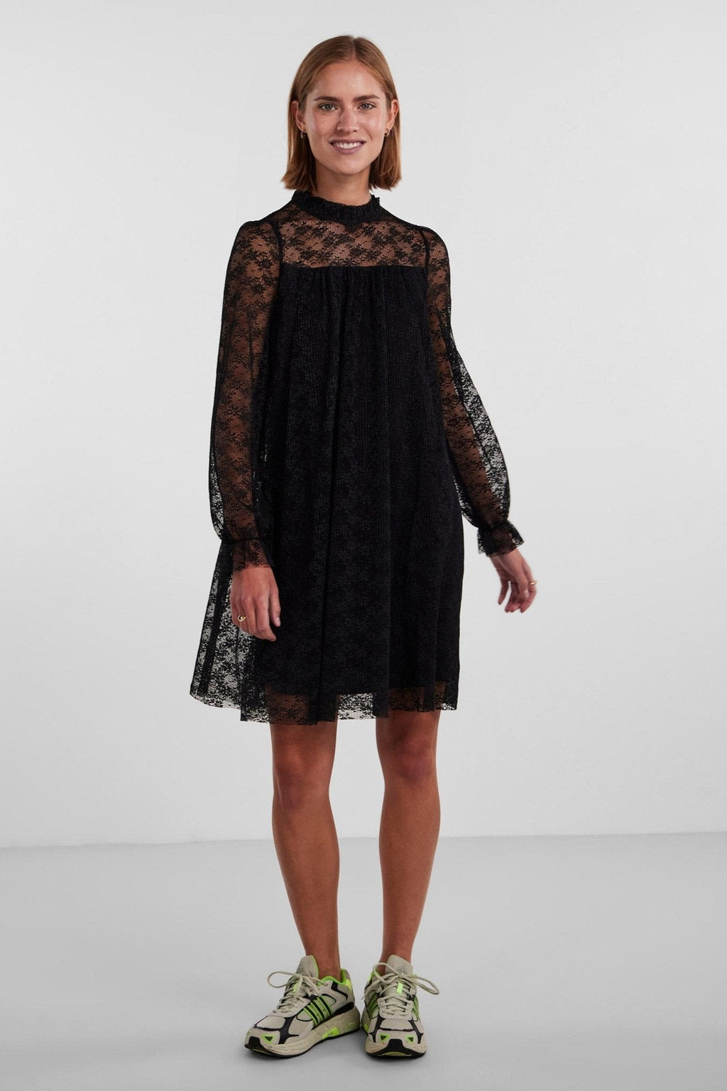 May Lace Maxi Kjole - Svart