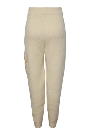 Naura Knit Pants - Antique White