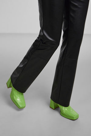 Molla High Waist Bukser - Svart