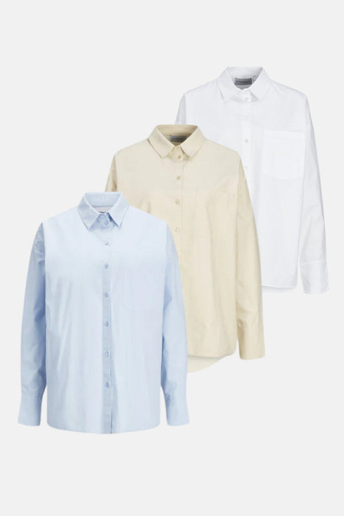 Relaxed Shirt - Package Deal (3 pcs.) - TeeShoppen Group™ - Formal Shirts & Blouses - TeeShoppen