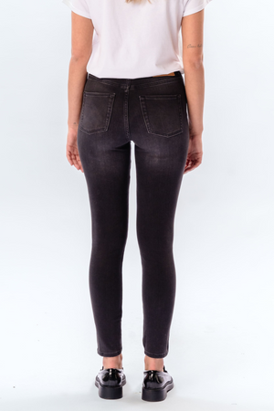 Performance Skinny Jeans - Washed Black Denim