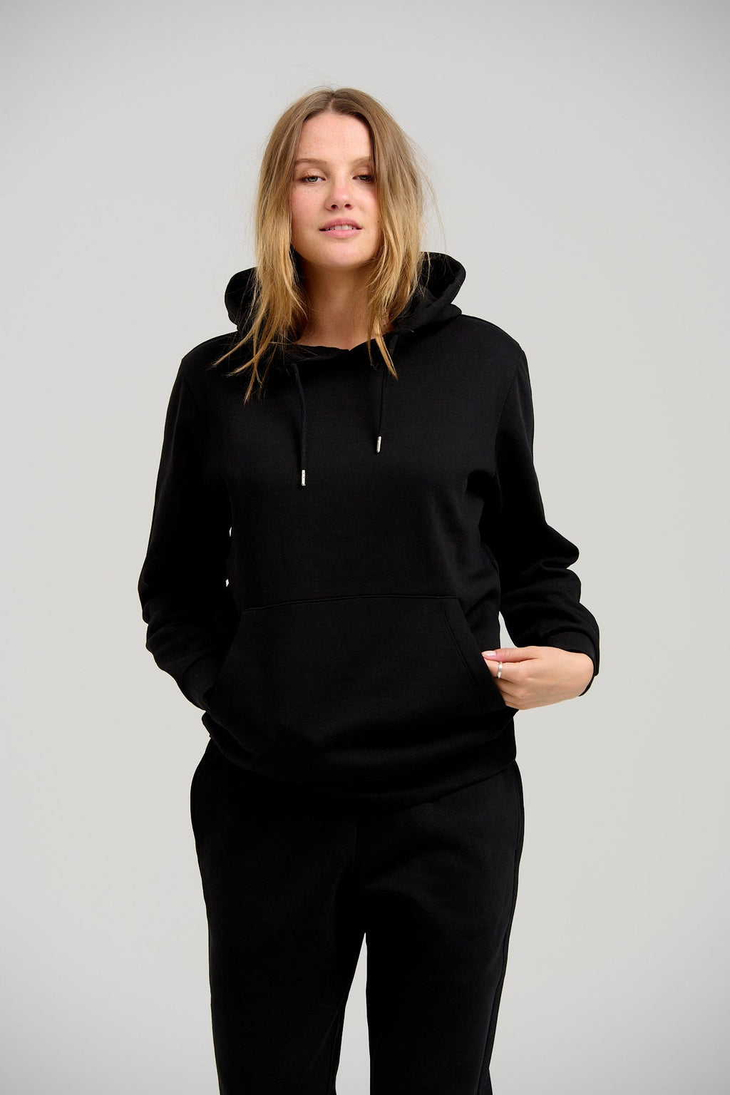 Basic Hoodie Sweat - Svart