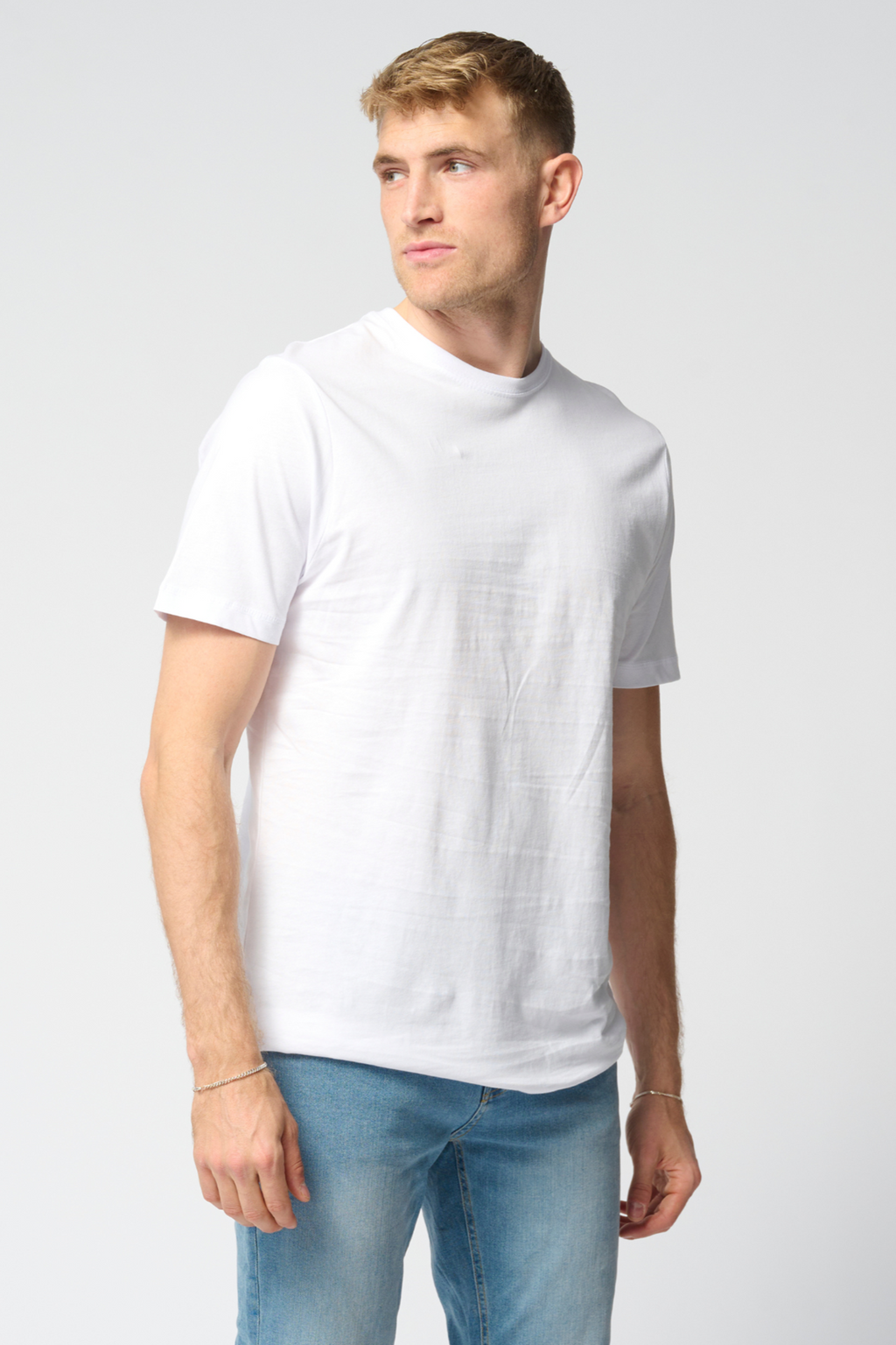 Basic T-shirt - Hvit
