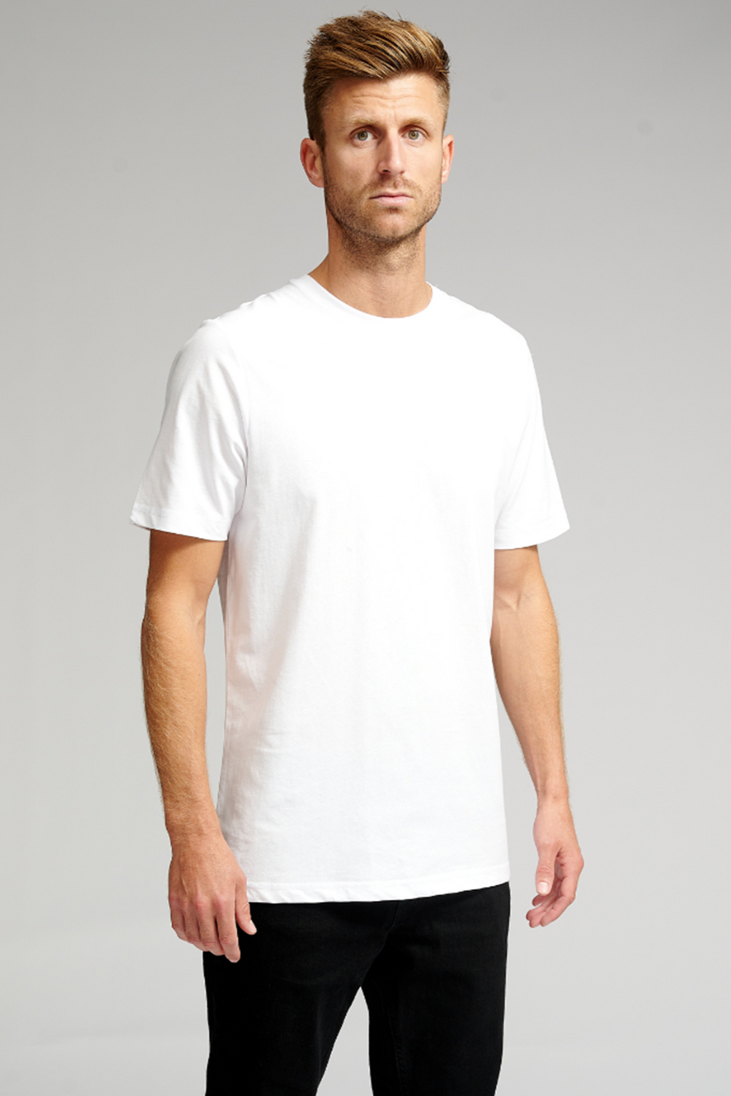 Basic T-shirt - Hvit