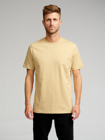 Økologisk Basic T-shirt - Beige