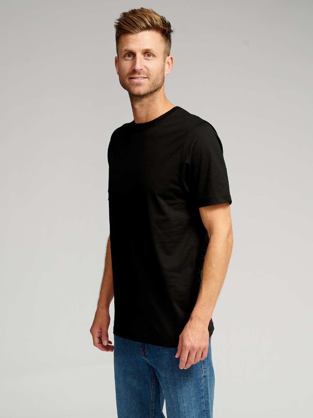 Økologisk Basic T-shirt - Svart