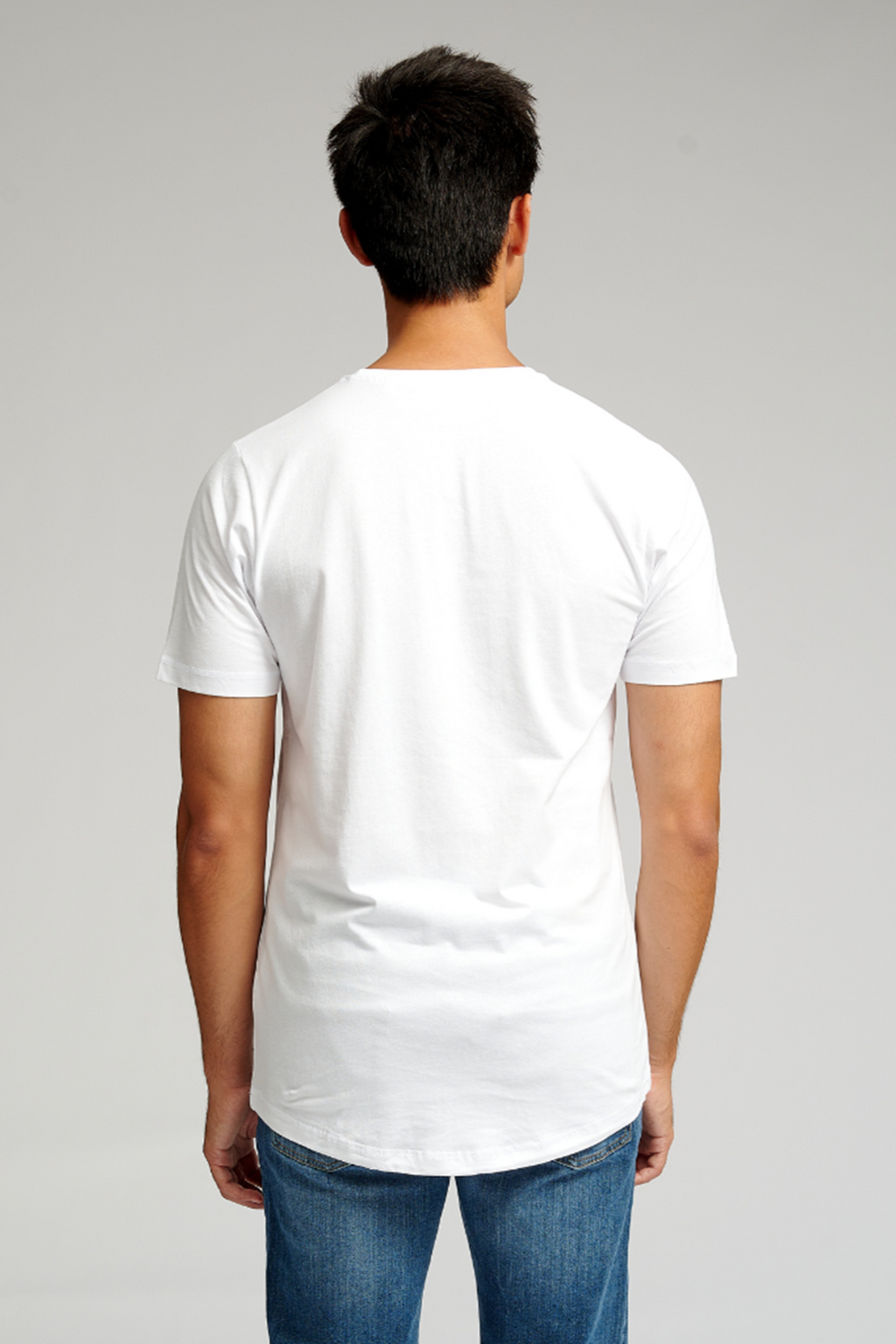 Long T-shirt - Hvit