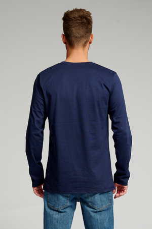Basic Langermet T-shirt - Navy
