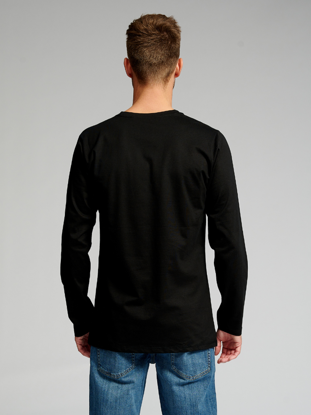 Basic Langermet T-shirt - Svart