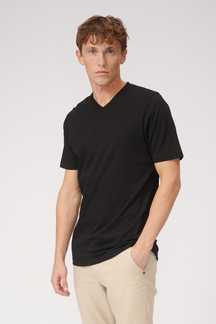 Basic Vneck t-shirt - Svart