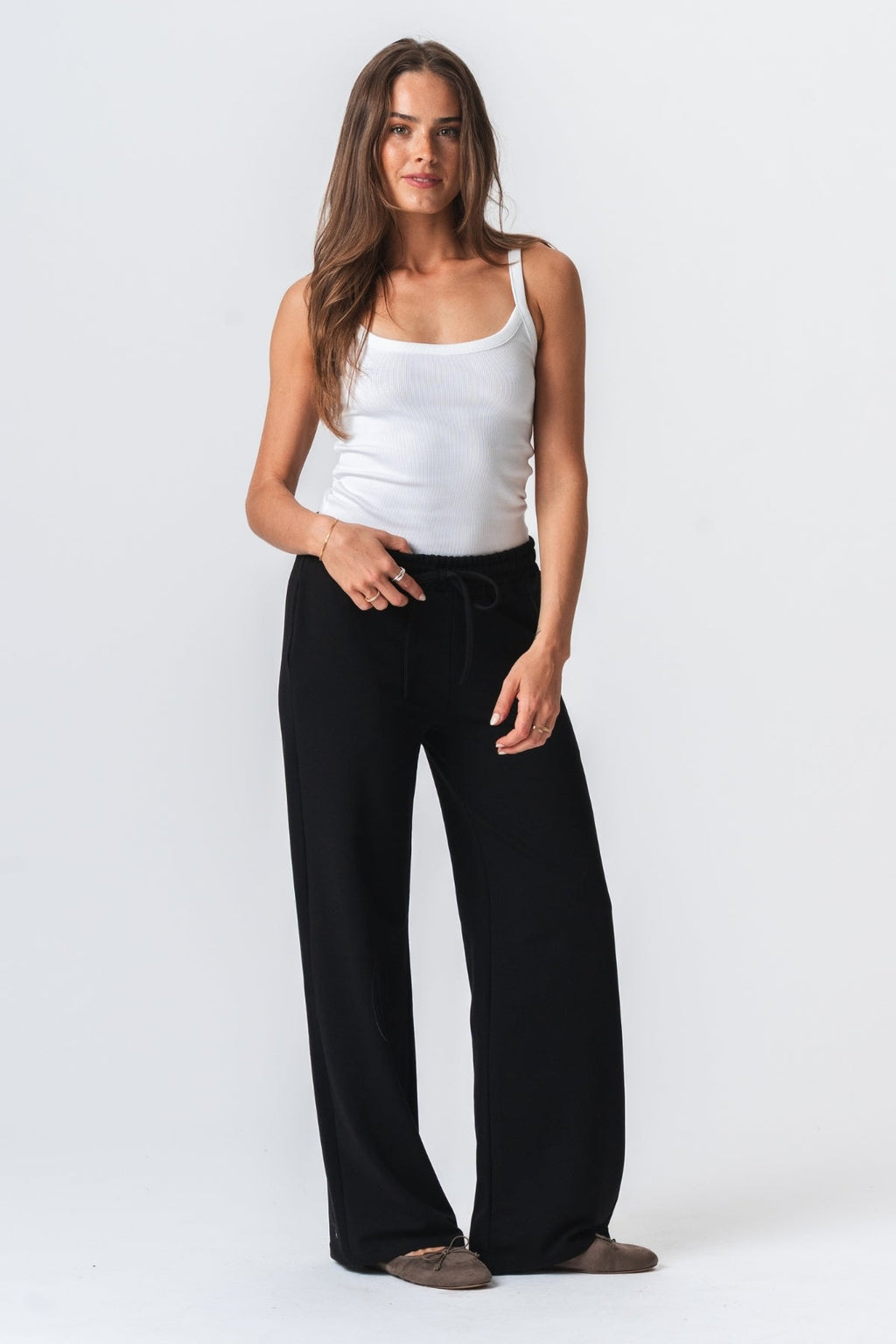 Sweatpants Wide - Svart