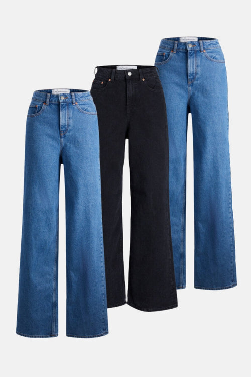 The Original Performance Wide Jeans - Package Deal (3 pcs.) - TeeShoppen Group™ - Jeans - TeeShoppen