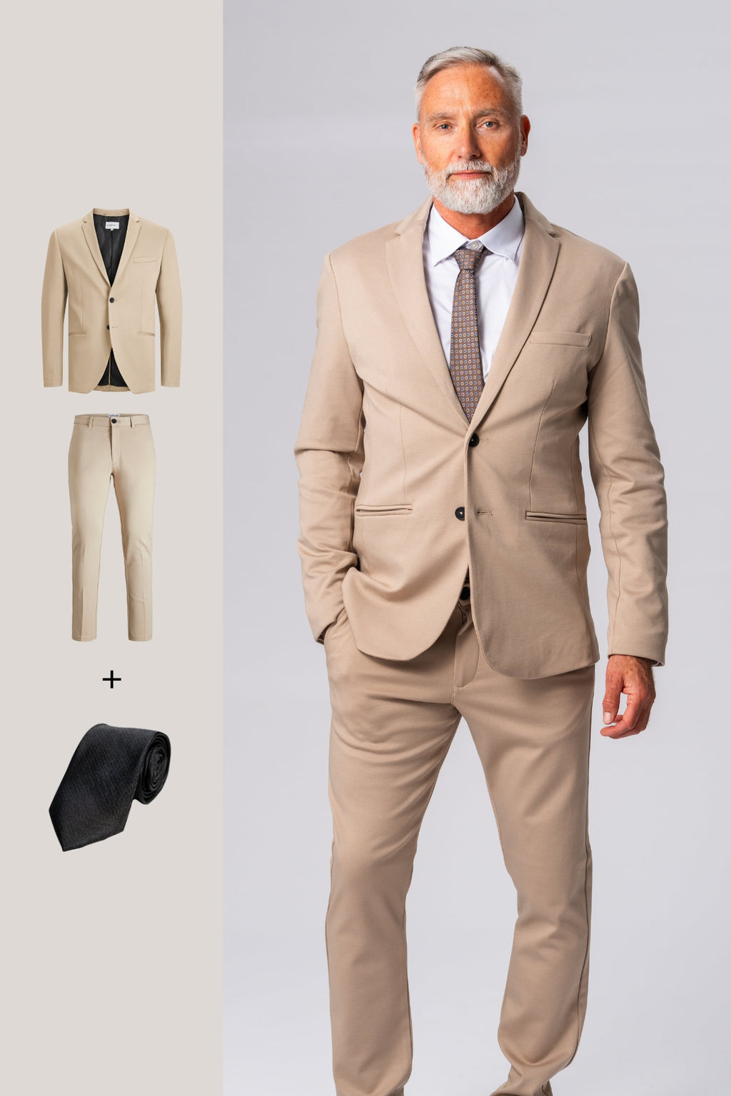 The Original Performance Suit™️ (Sand) + Slips - Pakketilbud