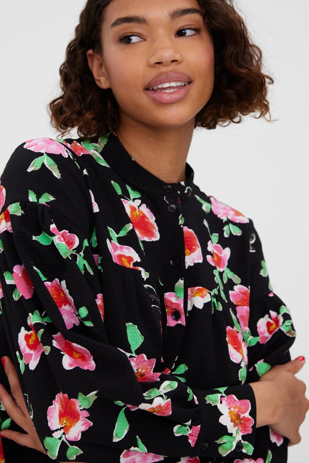 Hyms Langermet Kjole - Svart Hyms