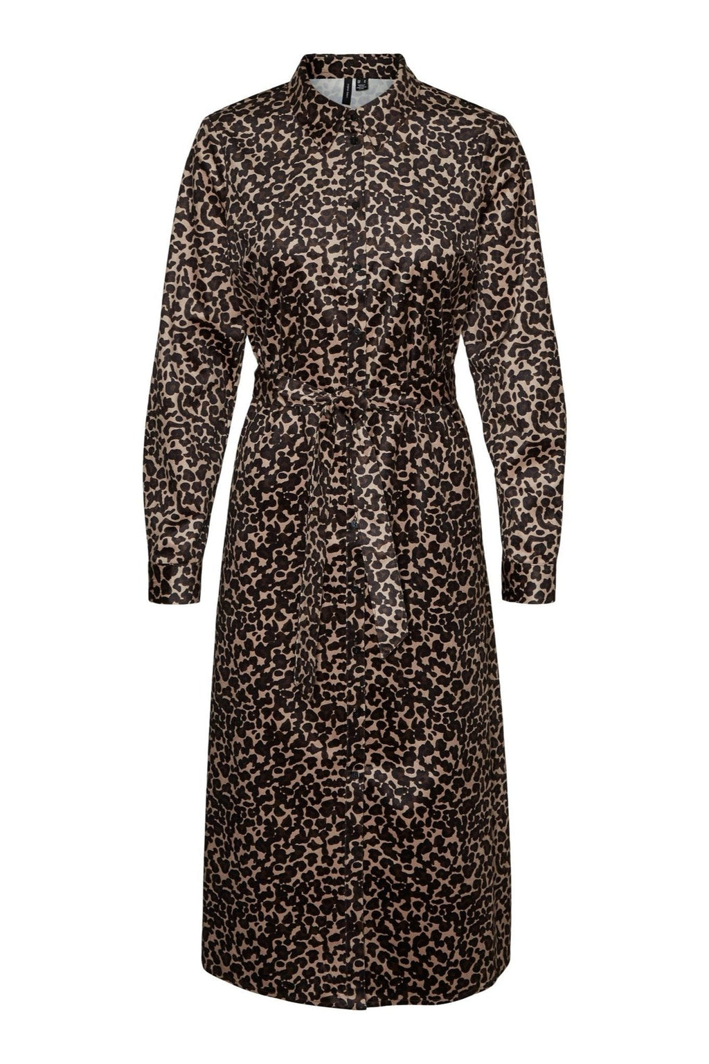 Ida Calf Skjorte Kjole - Leo Silver Mink