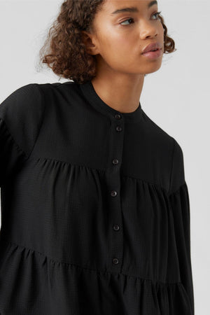 Hyms Langermet Kjole - Sort