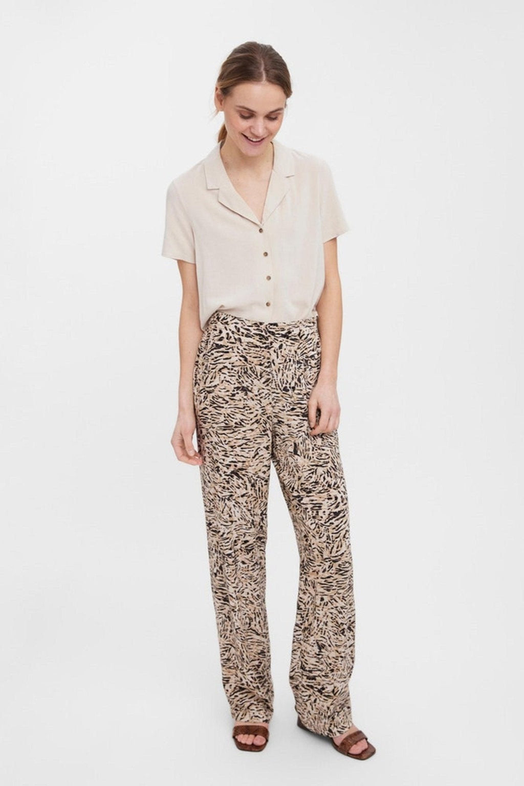 Ecorp Wide Pants - White Pepper