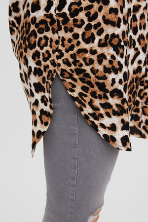 Easy Lang Skjorte - Tan