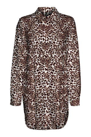 Easy Lang Skjorte - Tan