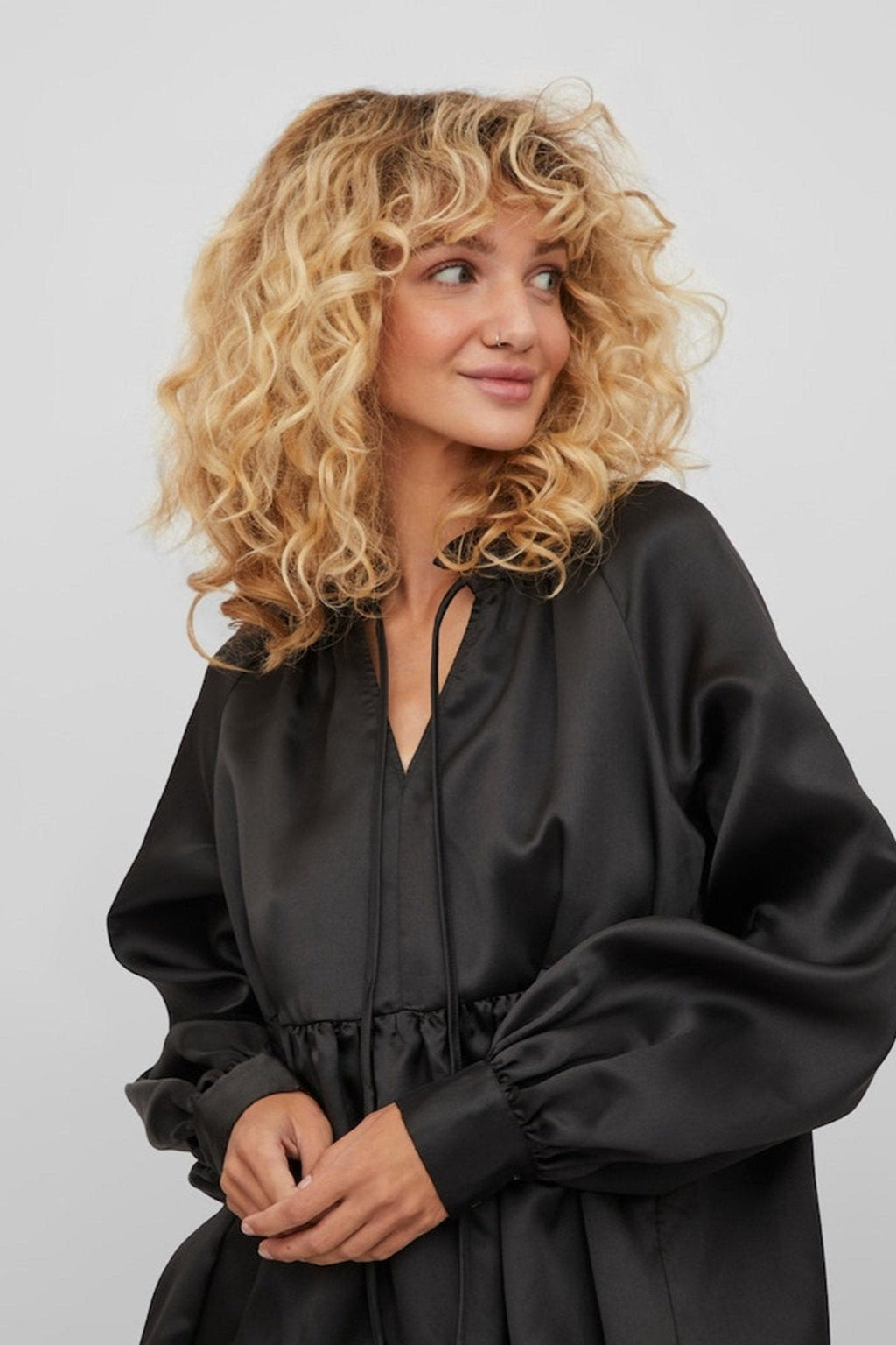 Shina Kort Kjole - Svart