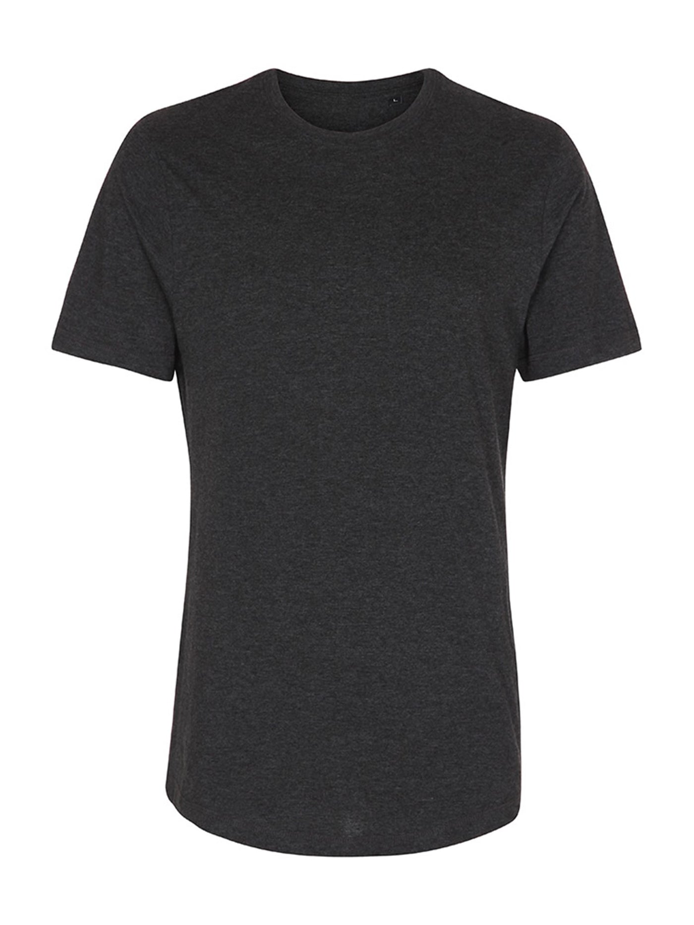 Long T-shirt - Mørkegrå Melange - TeeShoppen 5